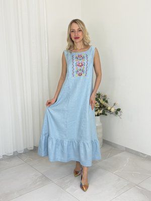 Сукня Діамара блакитна . 000004270 фото