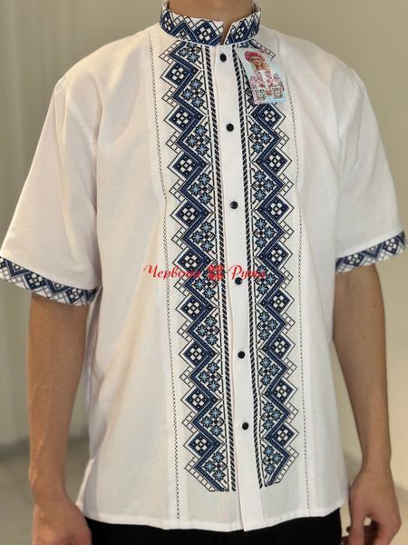 Сорочка біла на ґудзиках к/р ( модель 18 ) бл/в . 000002911 фото