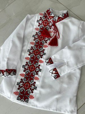 Сорочка хлопч. (модель 8) ч/в . 000001758 фото