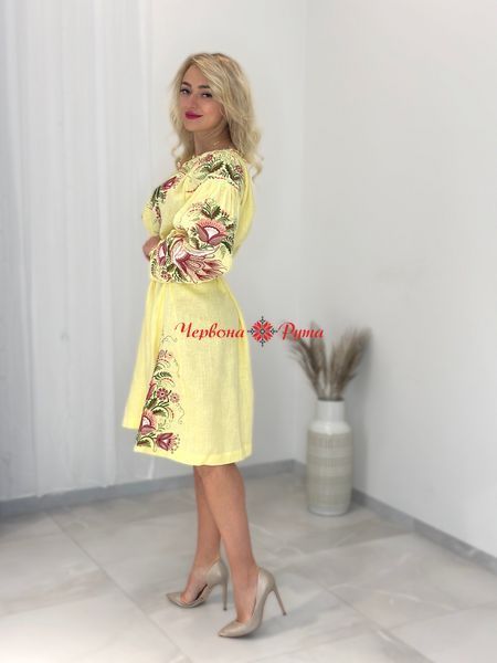 Сукня Птаха жовта коротка 000000670 фото