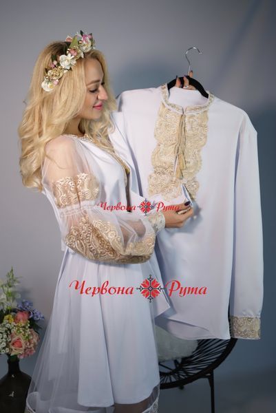 Сукня Святкова ( модель 4 ) біла . НФ-00000890 фото