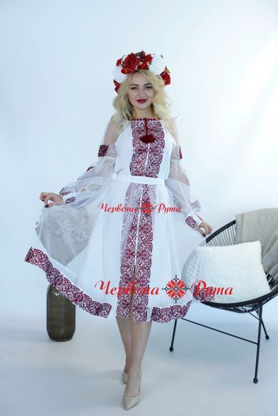 Сукня Святкова ( модель 4 ) біла . НФ-00000890 фото