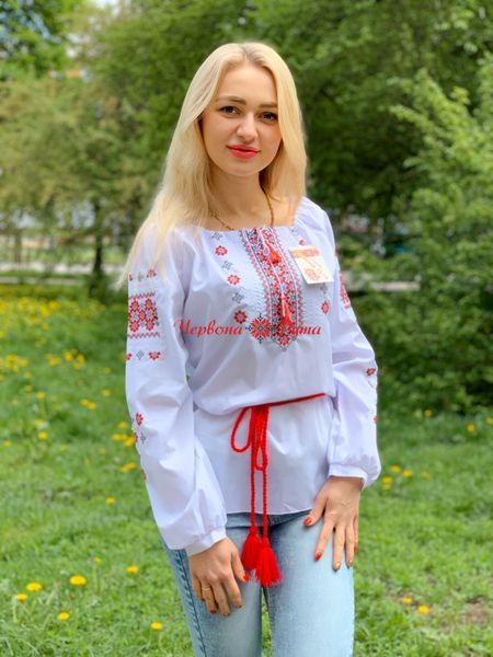 Блуза Діва червона/в 000000643 фото